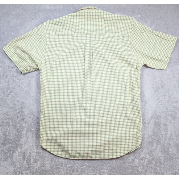 Cutter & Buck Button Up Shirt Mens Size Medium Green Plaid Outdoor Hiking Dad - Picture 6 of 6
